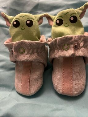Star Wars beige and cream fabric label plush or apparel tag